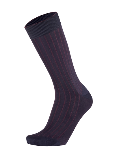 Picture of 2-COLOR RIBBED BLUE/BORDEAUX