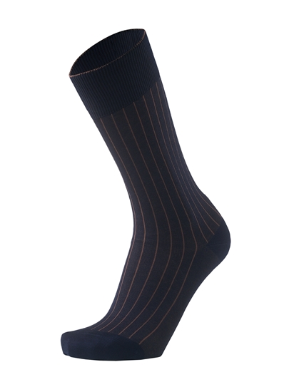 Picture of 2-COLOR RIBBED BLUE/BROWN
