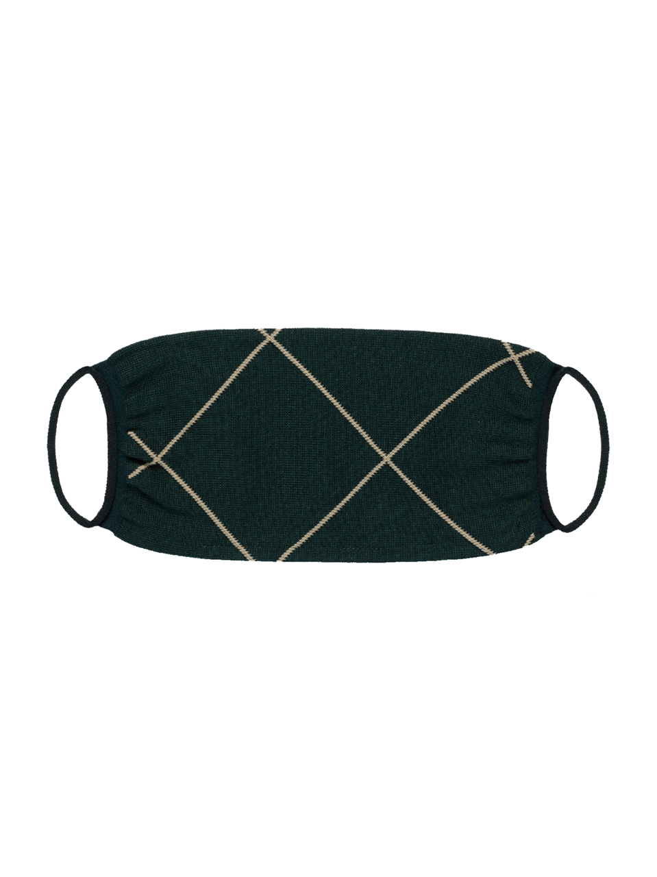 Picture of MASK SQUARES DARK GREEN