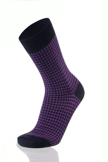 Imagem de PIED POULE MARINE/PURPLE