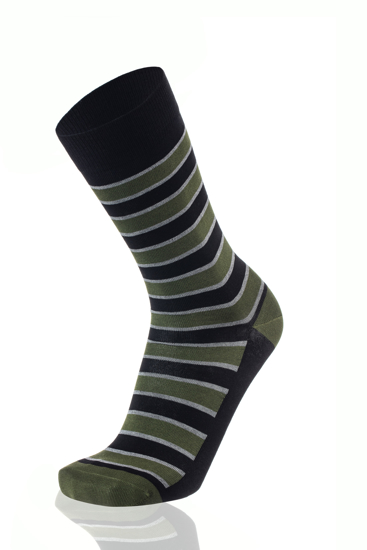 Picture of STRIPES BLACK/OLIVE GREEN