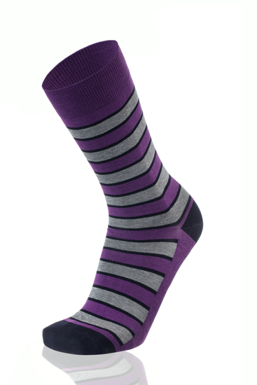 Imagem de STRIPES PURPLE/GREY