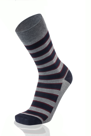 STRIPES GREY/MARINE